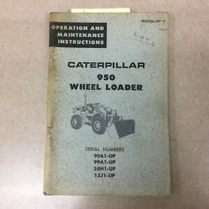Caterpillar 950 manuals pdf